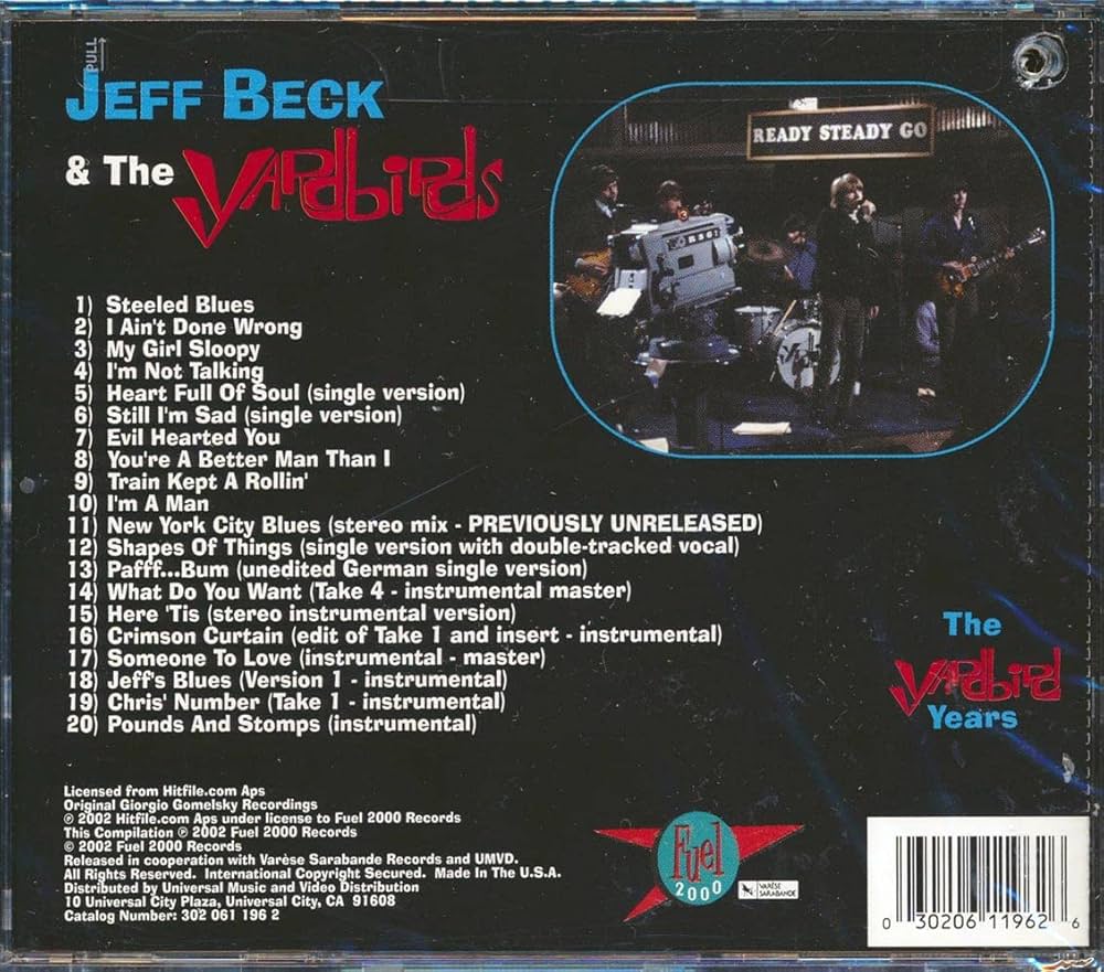 (未使用･未開封品)Jeff Beck Years [DVD] Jeff Beck Live At Tokyo International Forum Japan 02/06/1999